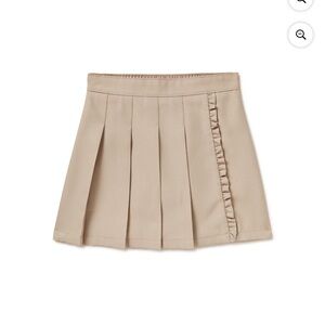 Wonder Nation Girls School Uniform Pleated Ruffle Scooter Skirt Size 7.